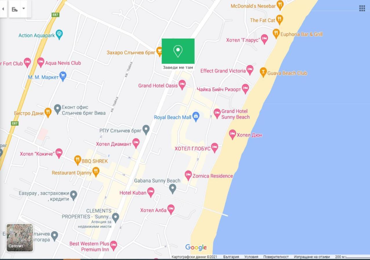 Апартамент Flame Sunny Beach Esterno foto